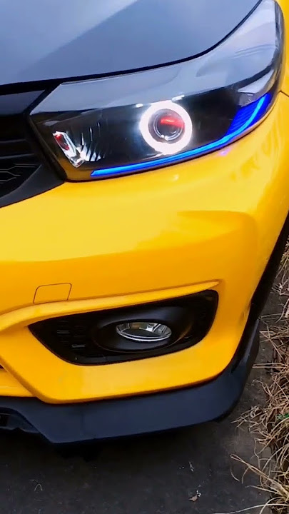 Brio kuning Modifikasi #brio #briosatya #hondabrio #indonesia #modifikasi #modifbrio #honda #jdm