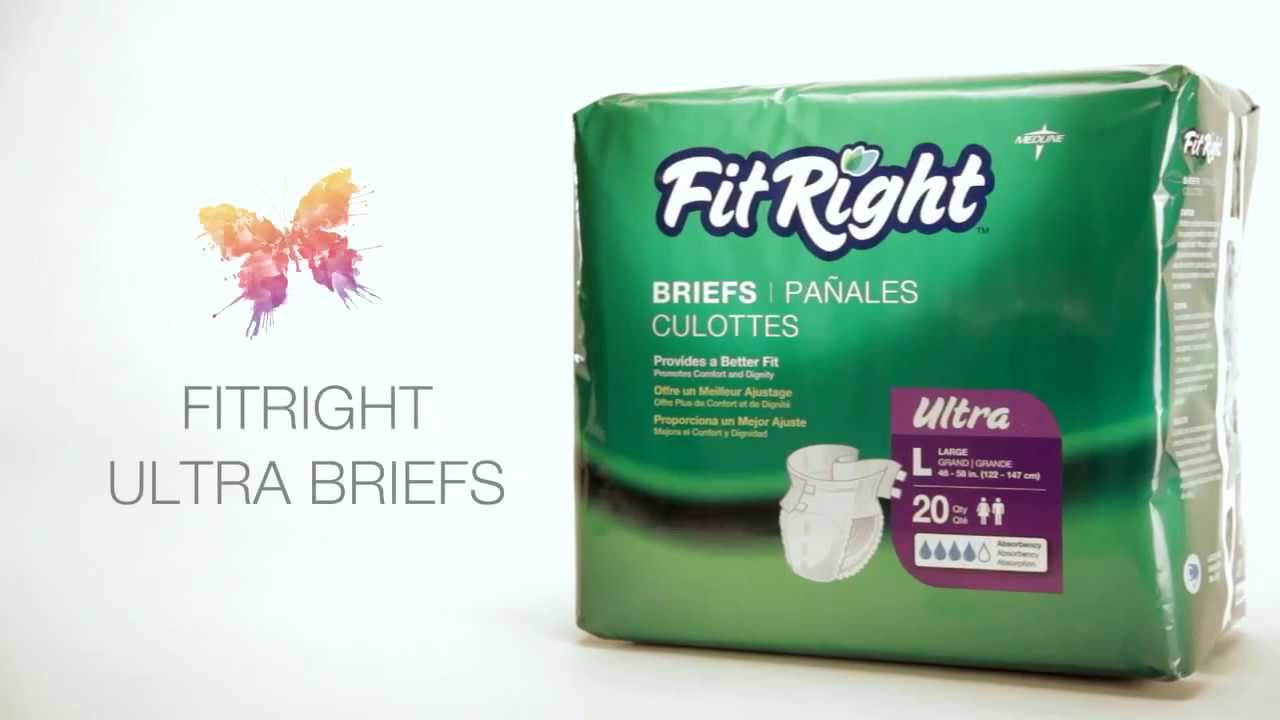 Where to buy Medline FitRight Basic Clothlike Adult Disposable Briefs
