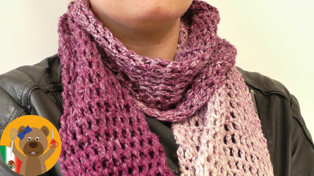 Teje un chal para el verano | Super fácil y rápido en puntos altos | Woolly Hugs Sky | DIY