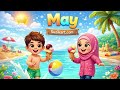 Learn Months Name | January February March | Learn with Sahid and Fatima #kidslearning