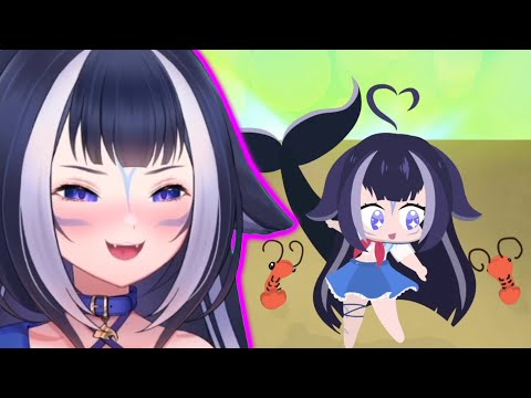 Lily reacts to Follow Me! animation