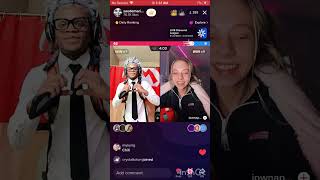 Saedemario dressed like a nerd on tik tok live😂😂