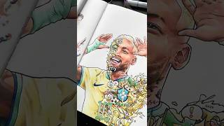 Drawing #Neymar in my style! ✍🏻⚽️