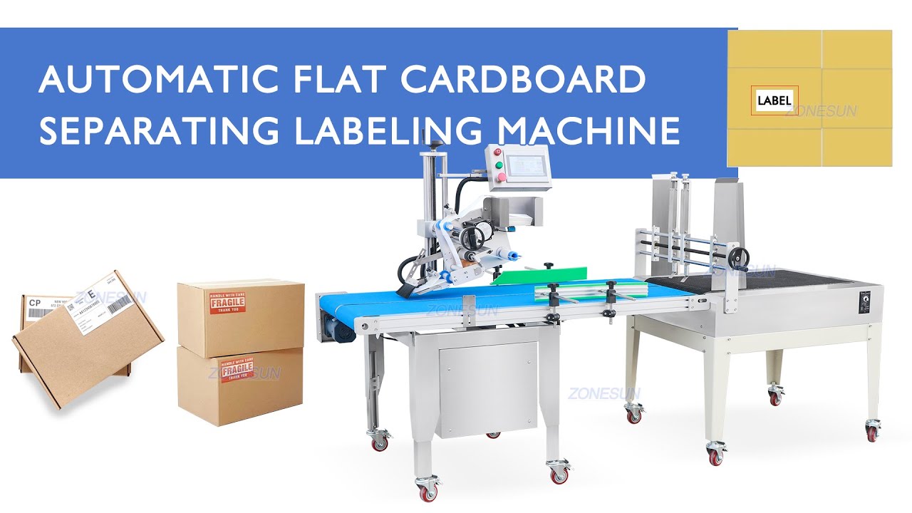 How to Use ZS-TB160P Cardboard Separating Labeling Machine