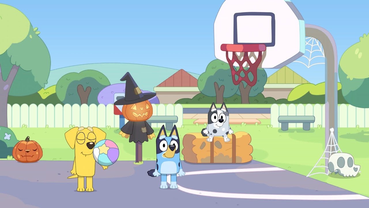 Bluey Halloween Season Play Ball Throwing Game In Playground 02 YouTube Bluey halloween season play ball throwing game in playground 02 youtube