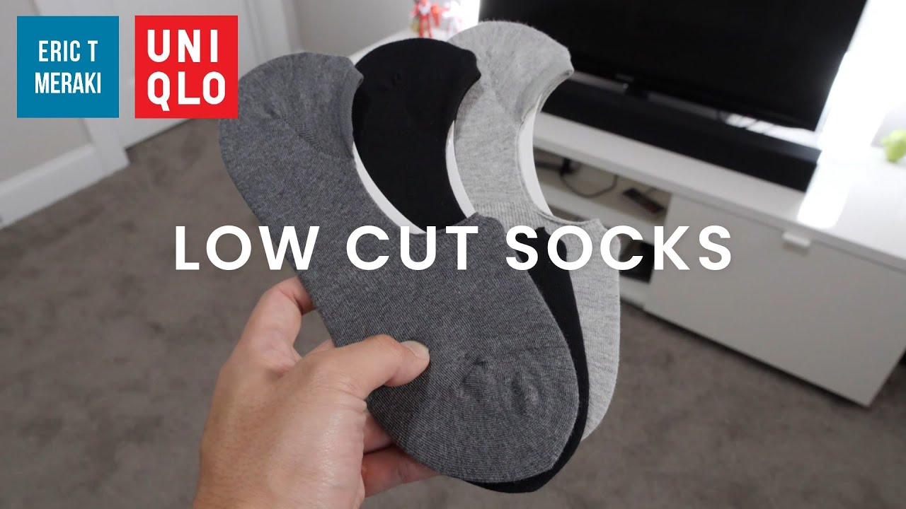UNIQLO HAUL] Men's Low Cut No Show Socks Review