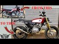 How to Build a Ducati Scrambler from a Honda TMX Supremo 2019: Woods Customs 78