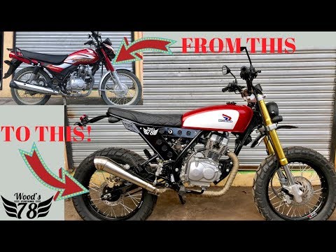 How to Build a Ducati Scrambler from a Honda TMX Supremo 2019: Woods Customs 78