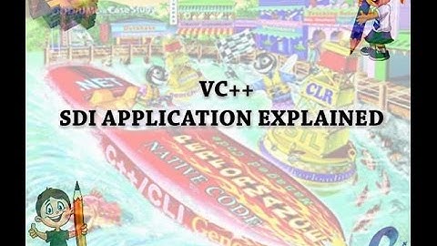 VC++ SDI APPLICATION EXPLAINED | MFC C++ How-To : Creating a SDI based Project