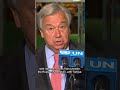 António Guterres on first cargo leaving Ukraine | United Nations | #SHORTS
