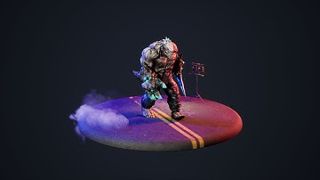 3D Animation "Mutant" | Walk, Attack, Ground Slam | Unreal Engine 5