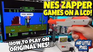 How To Play NES Zapper Games Like Duck Hunt & Wild Gunman On A LCD With The Original Console!