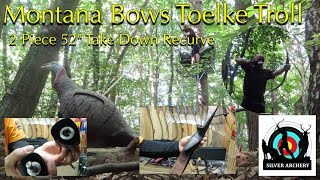 Montana Bows Toelke Troll - 2 Piece Take Down Recurve