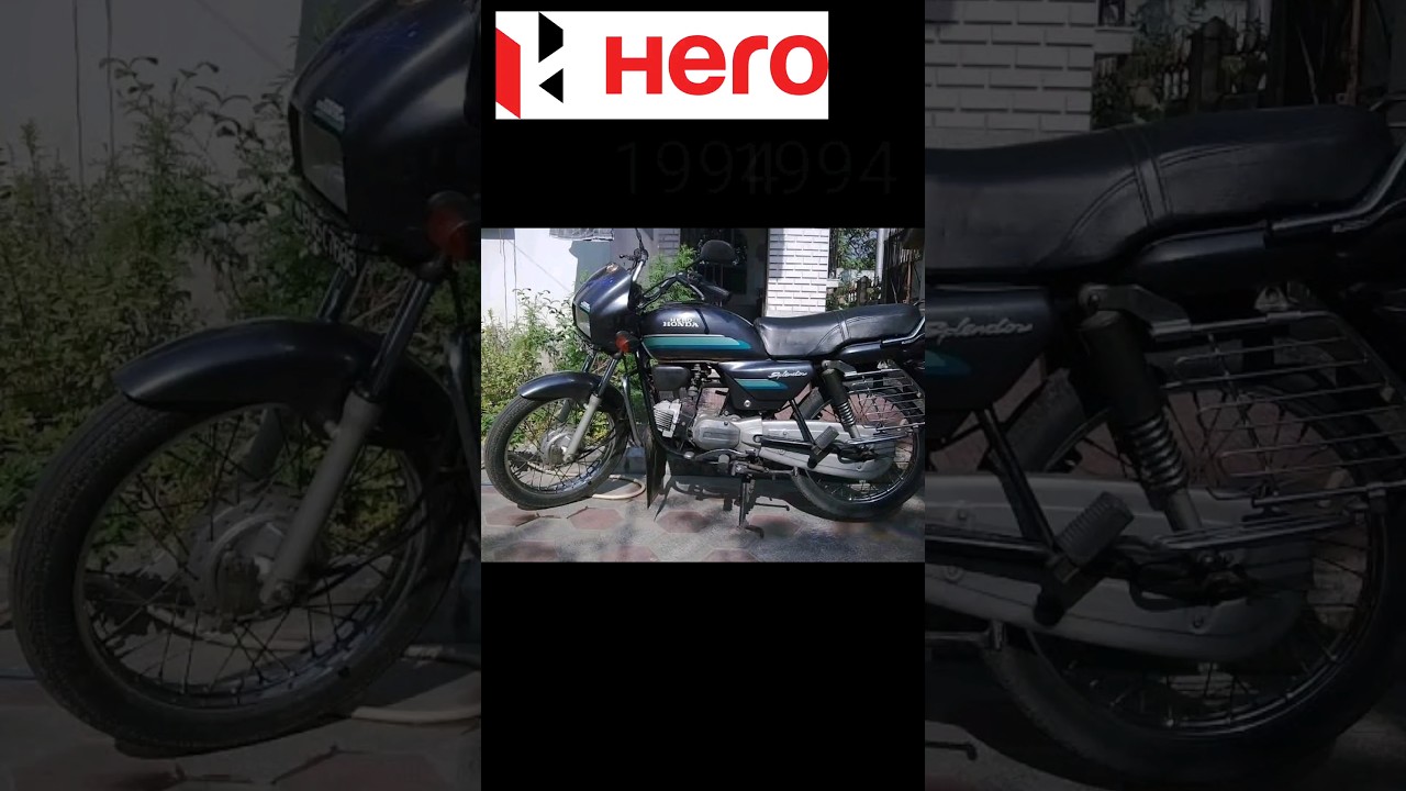 Evolution of Hero honda splender (1994-2023) - YouTube