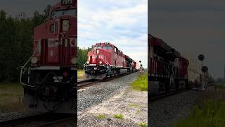 Early CPKC 119 ripping past Spence Yard