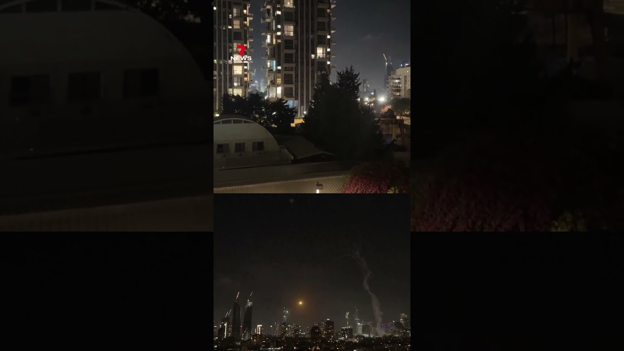 Iranian Missiles Strike Tel Aviv Israel