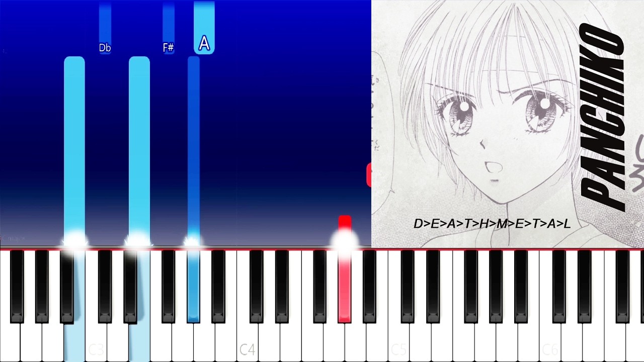 DᐳEᐳAᐳTᐳHᐳMᐳEᐳTᐳAᐳL · Panchiko (Piano Tutorial)
