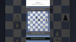 Fischer, Robert James Vs. Bisguier, Arthur Bernard, Usa-Ch 1958, Round 10, 1-0