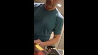 Lee Tergesen Of The Big C Signing Autographs After Gina Gionfriddos Rapture, Blister, Burn