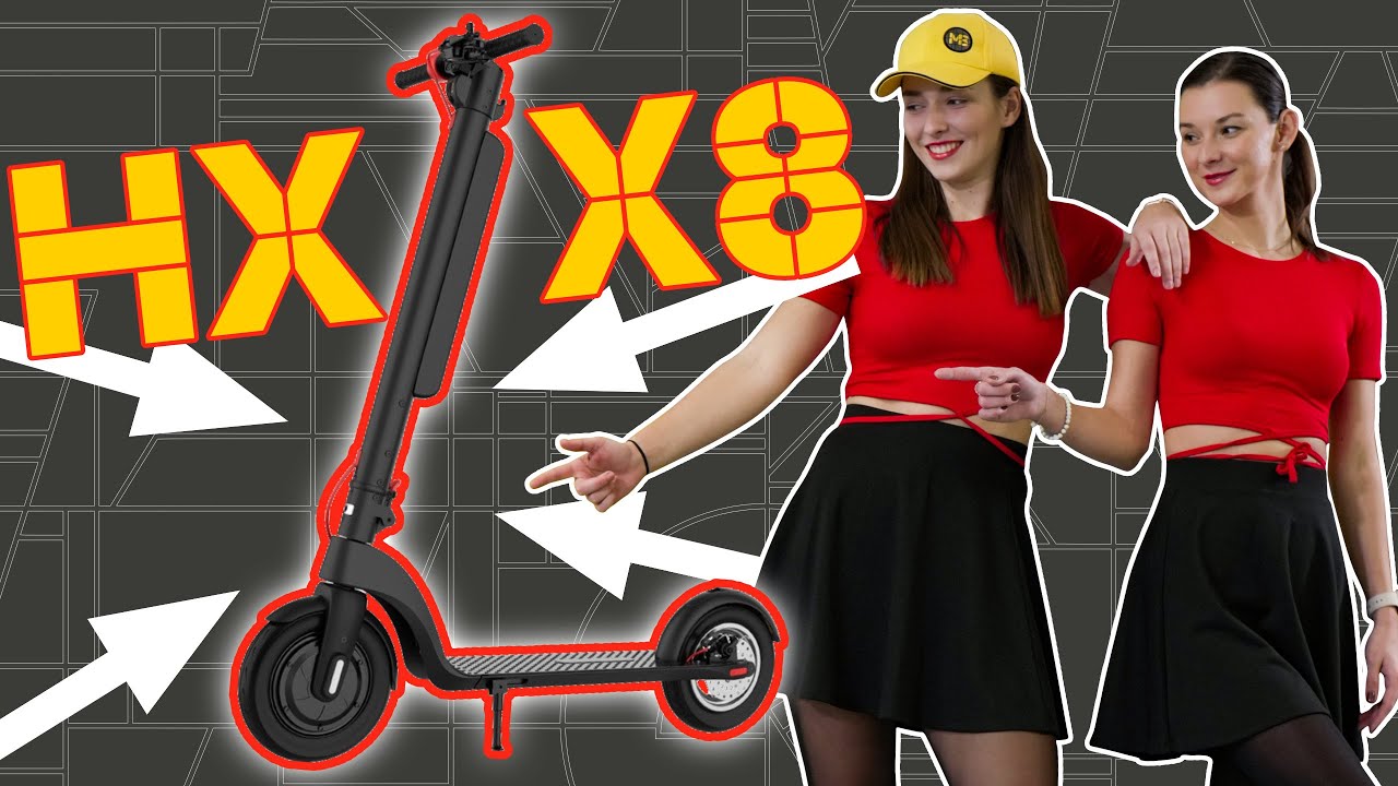 Unboxing HX X8 electric scooter: An e-scooter with a replaceable battery