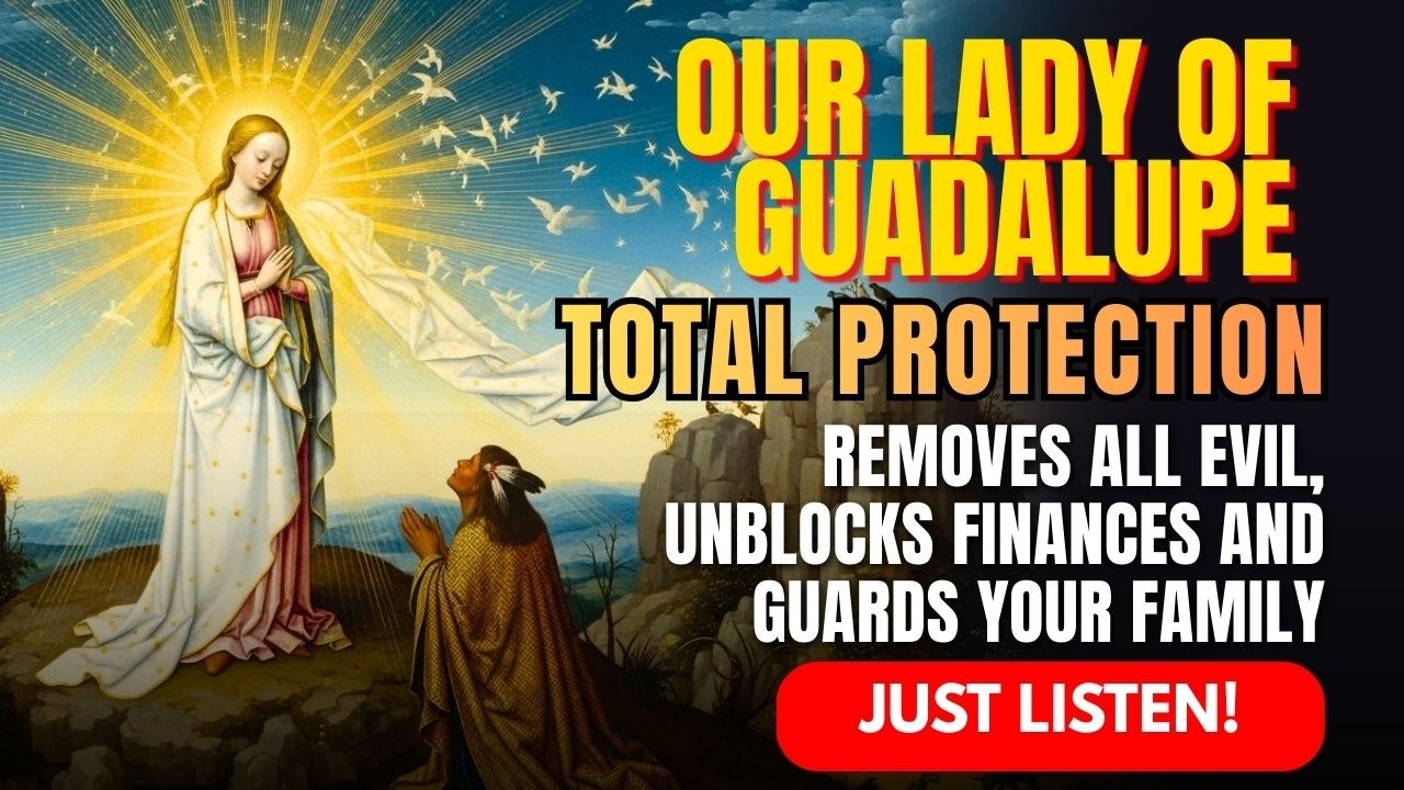 TOTAL PROTECTION: Our Lady of Guadalupe Removes All Evil, Unblocks Finances and Guards Your Family