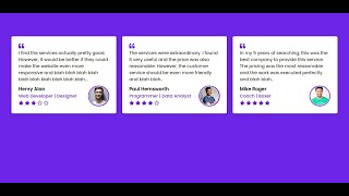 How to Make Responsive Testimonial Cards (FREE Source Code!)