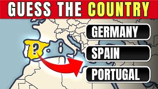 Guess The Country From a Map 🗺 EXTREME edition 🌎
