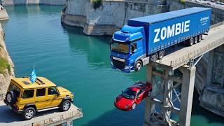 Cars vs COLLAPSE Broken Bridge #5 - BeamNG drive Fails & Crashes 2026! screenshot 2