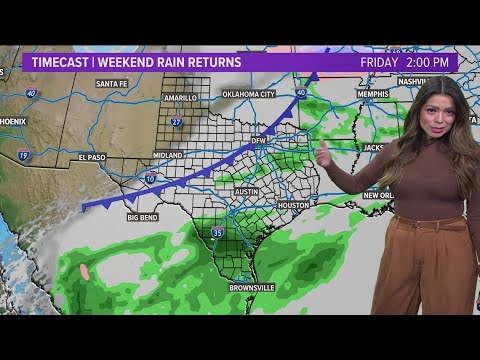 DFW Weather: Pleasant temps before weekend cooldown, rain chances - YouTube