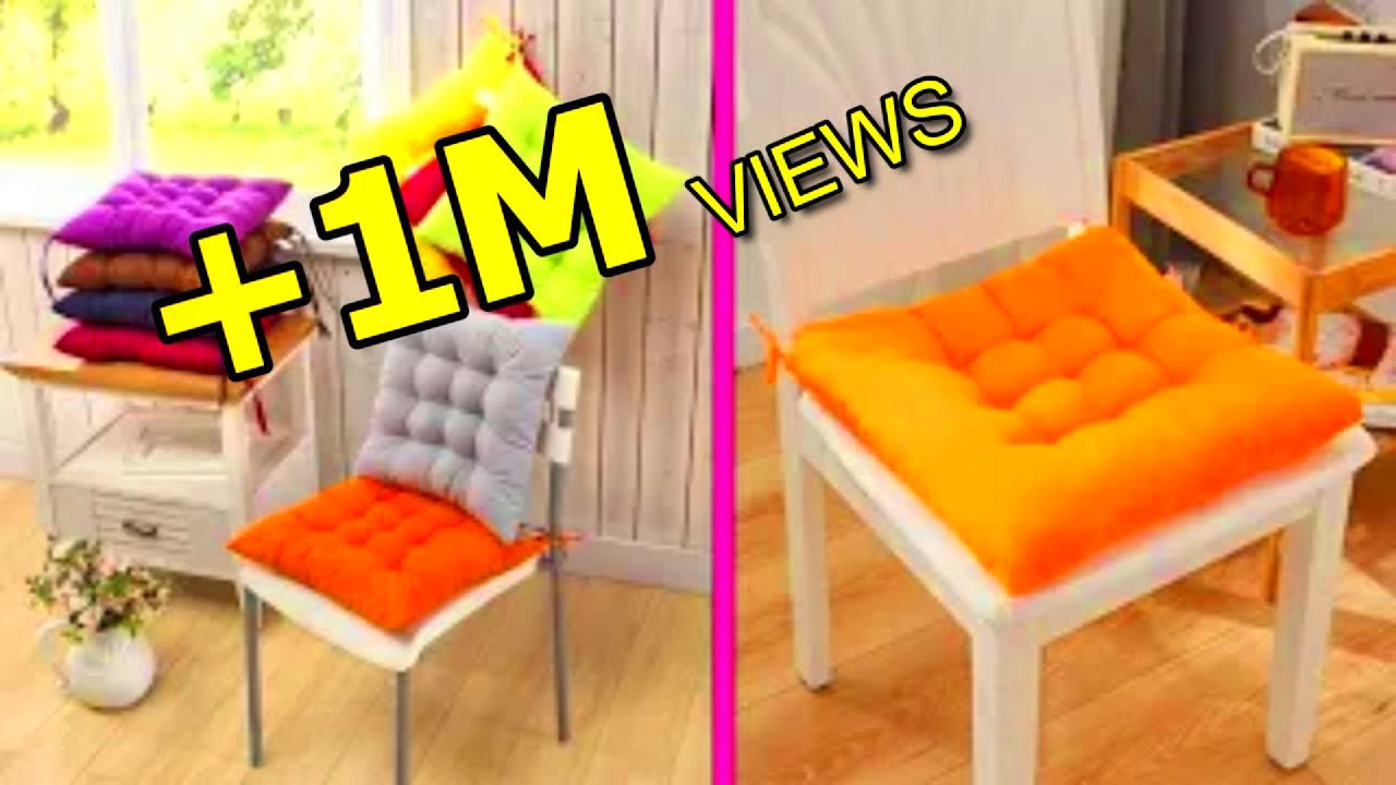 DIY Chair Cushion - How To Make A Chair Cushion [VIDEO] ⋆ Hello