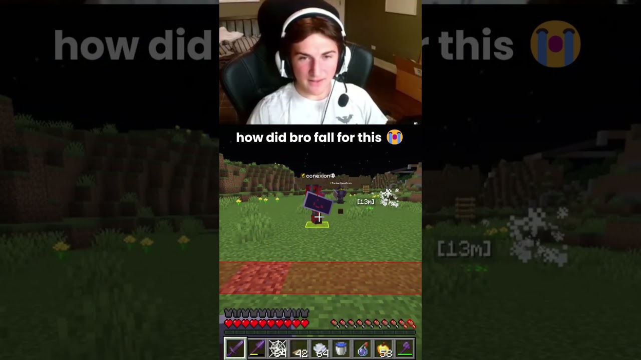 OLDEST trick in the book 😭😭😭#minecraft #gaming