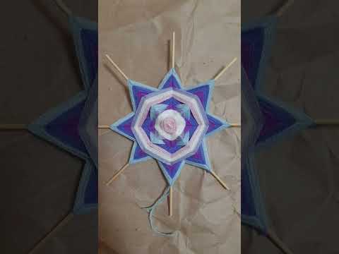 Mandala ojos de dios handmade мандала из пряжи #diy #творчество #design #плетени #макраме #рукоделие