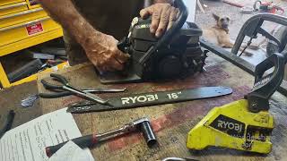 Ryobi 3818 chainsaw. This saw looks like the brother in law used it. 😫 by ulitepilot aka Zombie Dave 237 views 7 months ago 16 minutes