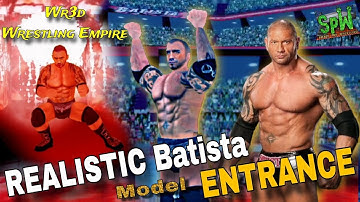 Realistic Batista Entrance | WR3D Wrestling Empire 2025