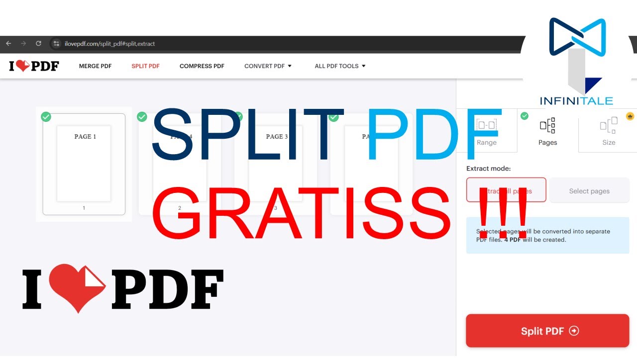 Tutorial ILovePDF Cara Split PDF Online Gratis Tanpa Watermark Tutorial ilovepdf cara split pdf online gratis tanpa watermark