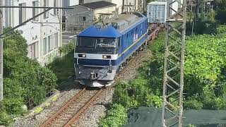 1094レ鹿島貨物EF210桃太郎341号機新金貨物線高砂小橋付近通過