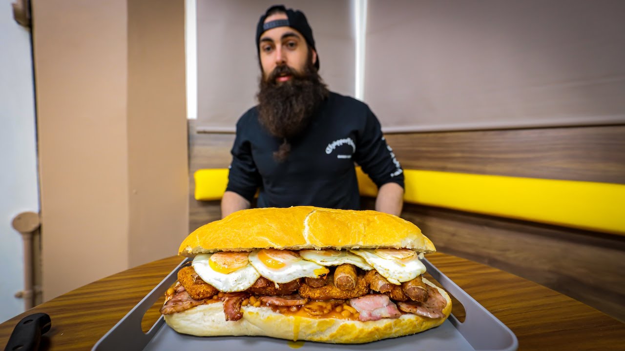 THE MEGA NOSH LOAF OF BREAKFAST CHALLENGE | The Chronicles Of Beard Ep.180