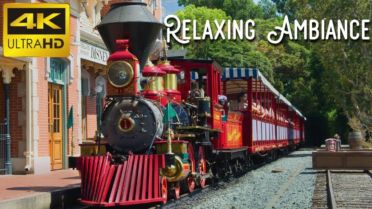 Disneyland Railroad Ambiance/Sights & Sounds in 4k
