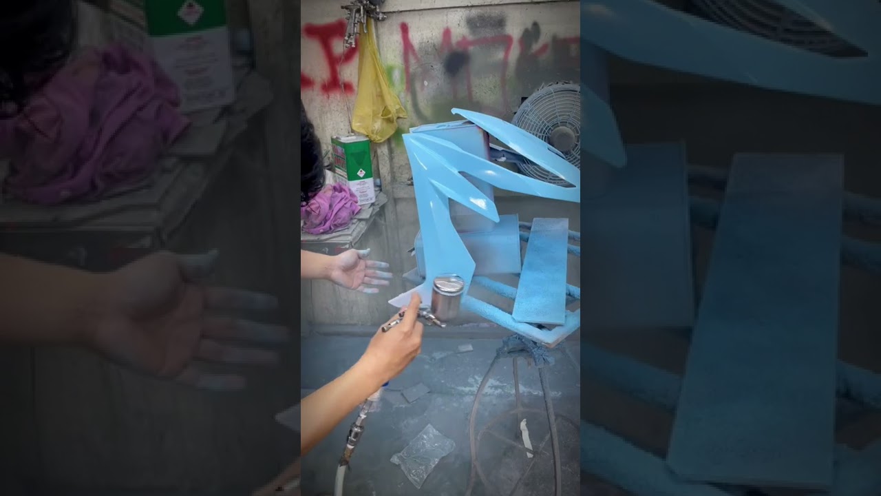 Honda beat v2 powder blue repaint 💯