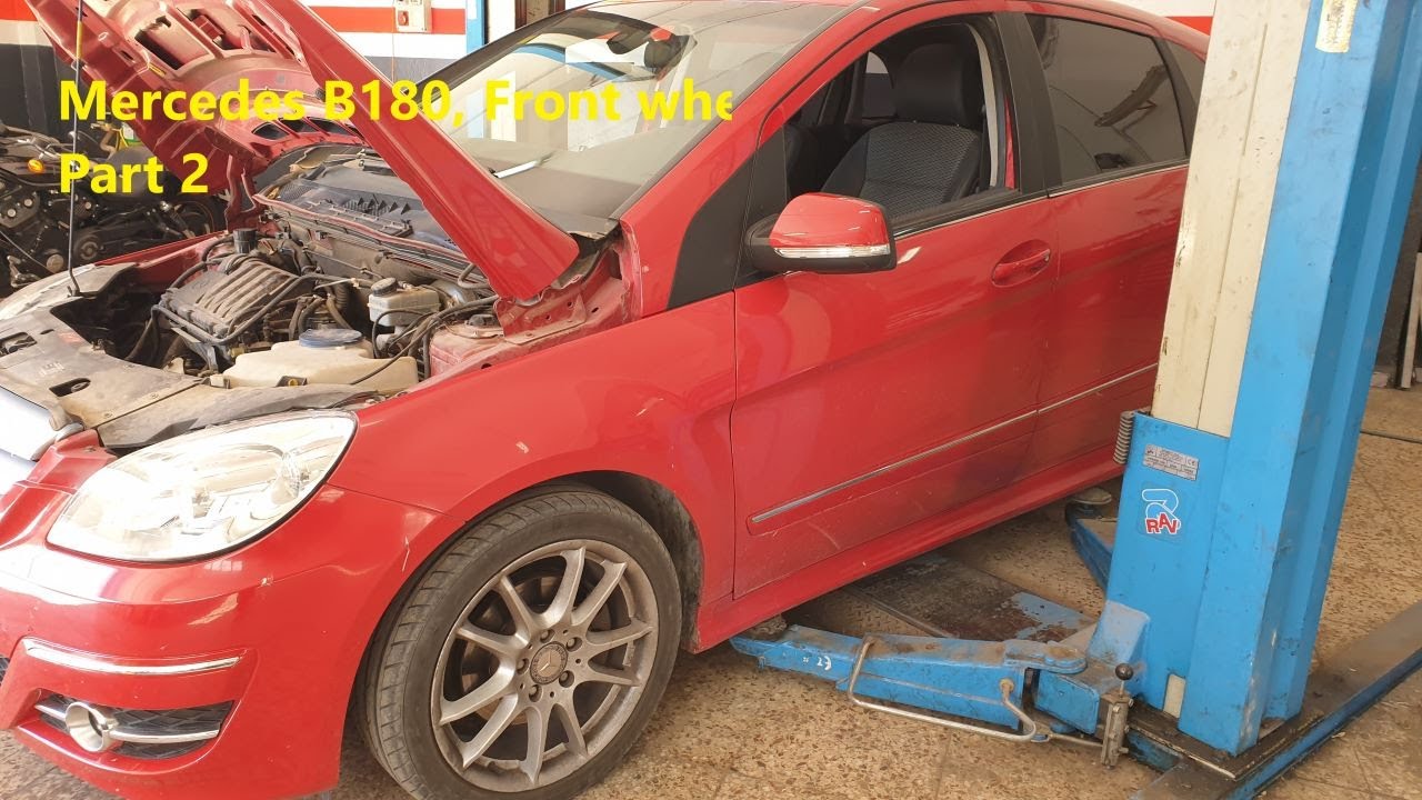 Mercedes B180 W245 Front wheel bearing replacement part 2