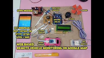 An WEB Based Remote Vehicle Monitoring System on Google Map