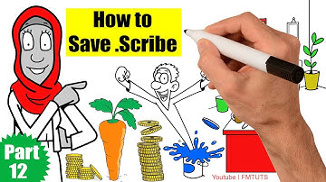 How to Save VideoScribe File Properly | Whiteboard Animation English Tutorial