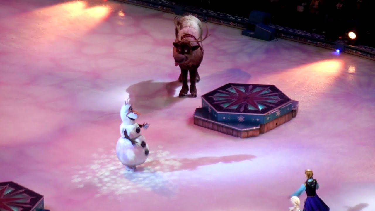Disneys Frozen on Ice Anna and Elsa Ice Skating An Act of True Love