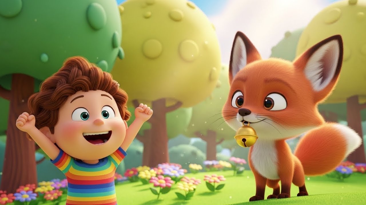 El Curioso Zorrito Siguió el Cascabel | Canción Infantil Divertida | Rimas para Bebés