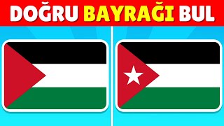 DOĞRU BAYRAĞI BUL!🤔 Ülkelerin Bayrağını TAHMİN ET 🚩 Ülke Bulmaca