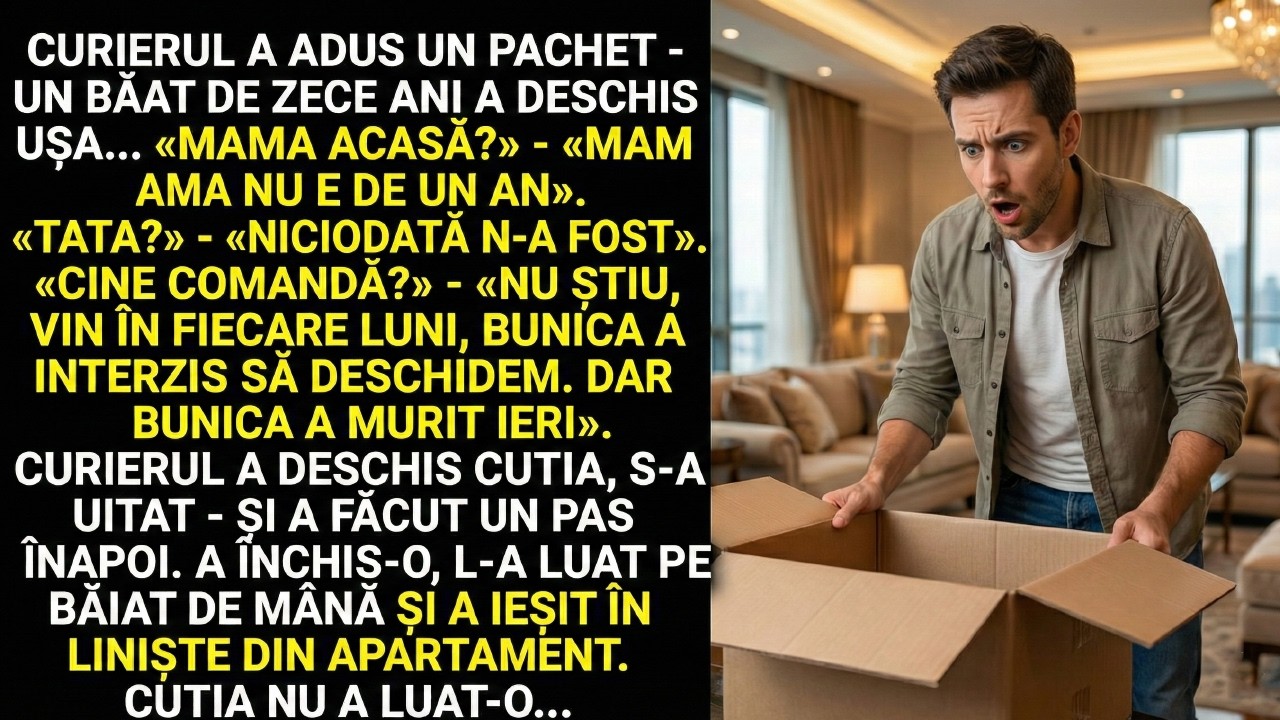 Curierul a livrat coletul — iar înăuntru se afla o scrisoare de la o femeie moartă. El nu a putut...