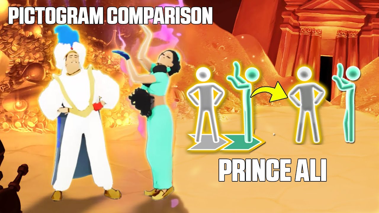 PICTOGRAM COMPARISON - PRINCE ALI | JD2014 VS JD+