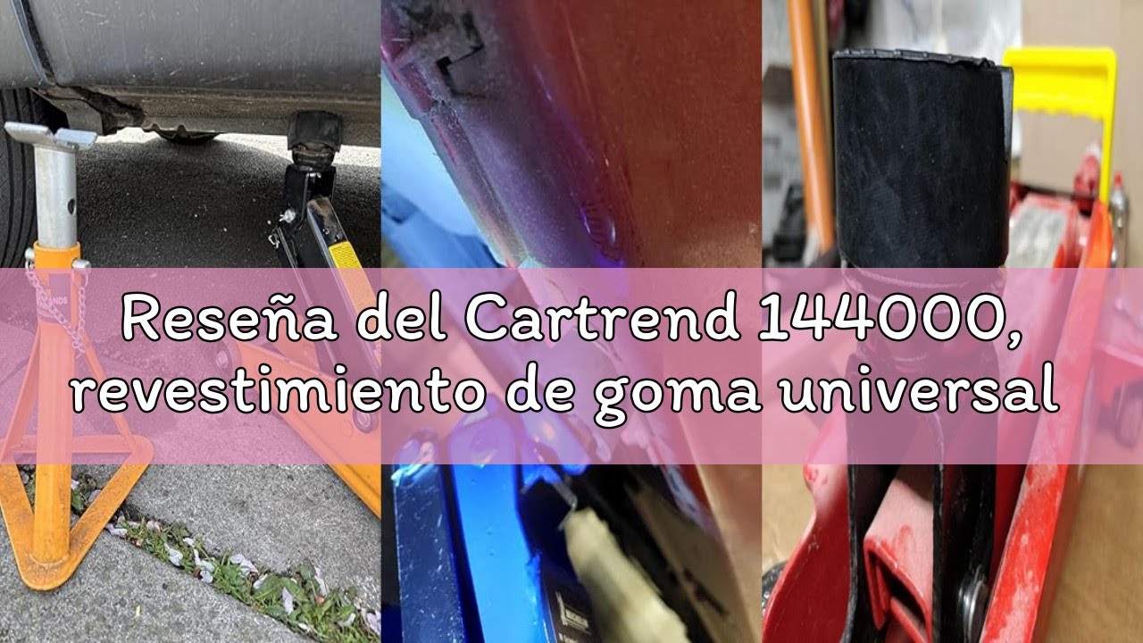 Reseña del Cartrend 144000, revestimiento de goma universal para hidráulico y gato