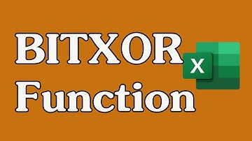 How to Use the BITXOR Function in Excel