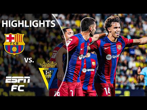 Barcelona vs. Cadiz | LALIGA Highlights | ESPN FC